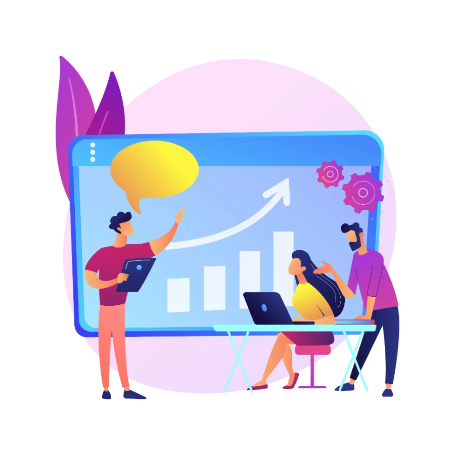 Business transparency honesty illustration representing open and honest communication in digital marketing